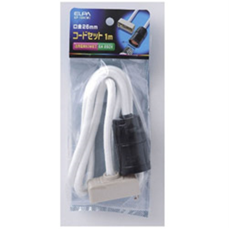 ELPA　エルパ コードセット 100CMKP-10H(W) KP10HW 1個（ご注文単位1個）【直送品】