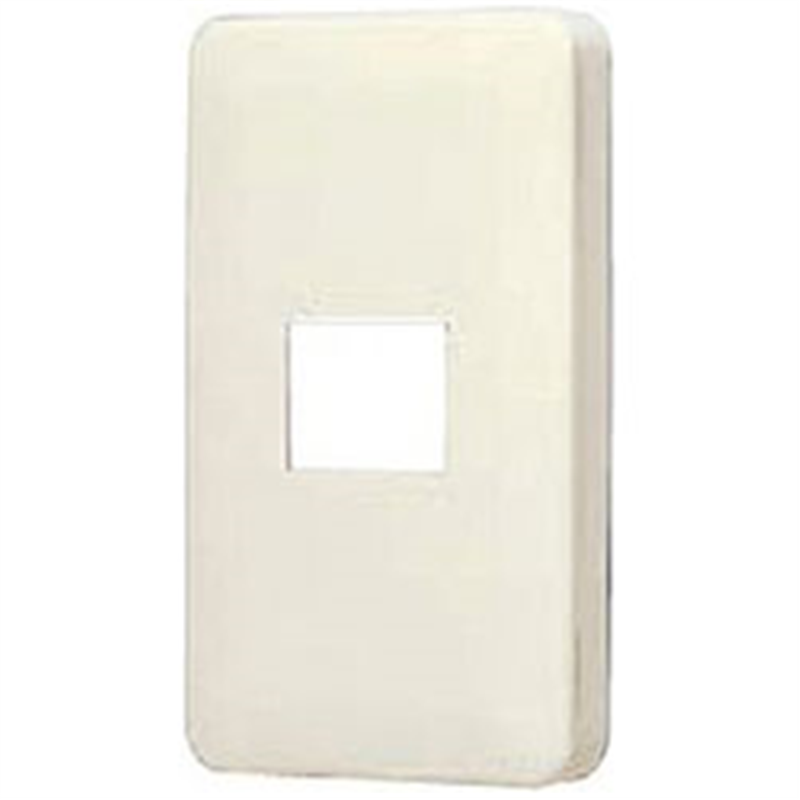 パナソニック フルカラー腰高ワンタッチモダンプレート 1コ用 WN6201WK ミルキーホワイト WN6201WK 1個（ご注文単位1個）【直送品】