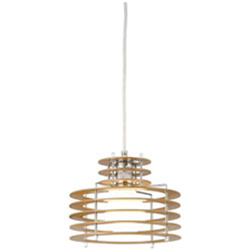 長澤ライティング　NAGASAWA　Lighting 木製リングス ペンダントライト ナチュラル 8S ［リモコン無］ ﾘﾝｸﾞｽｳｯﾄﾞ8 1個（ご注文単位1個）【直送品】