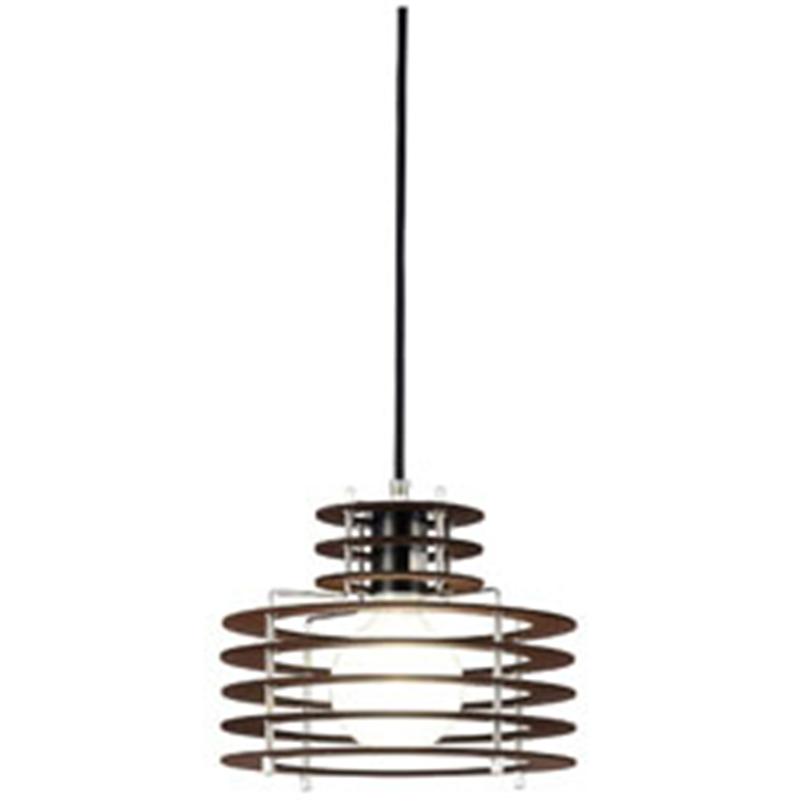 長澤ライティング　NAGASAWA　Lighting 木製リングス ペンダントライト ブラウン 8S ［リモコン無］ ﾘﾝｸﾞｽｳｯﾄﾞ8 1個（ご注文単位1個）【直送品】