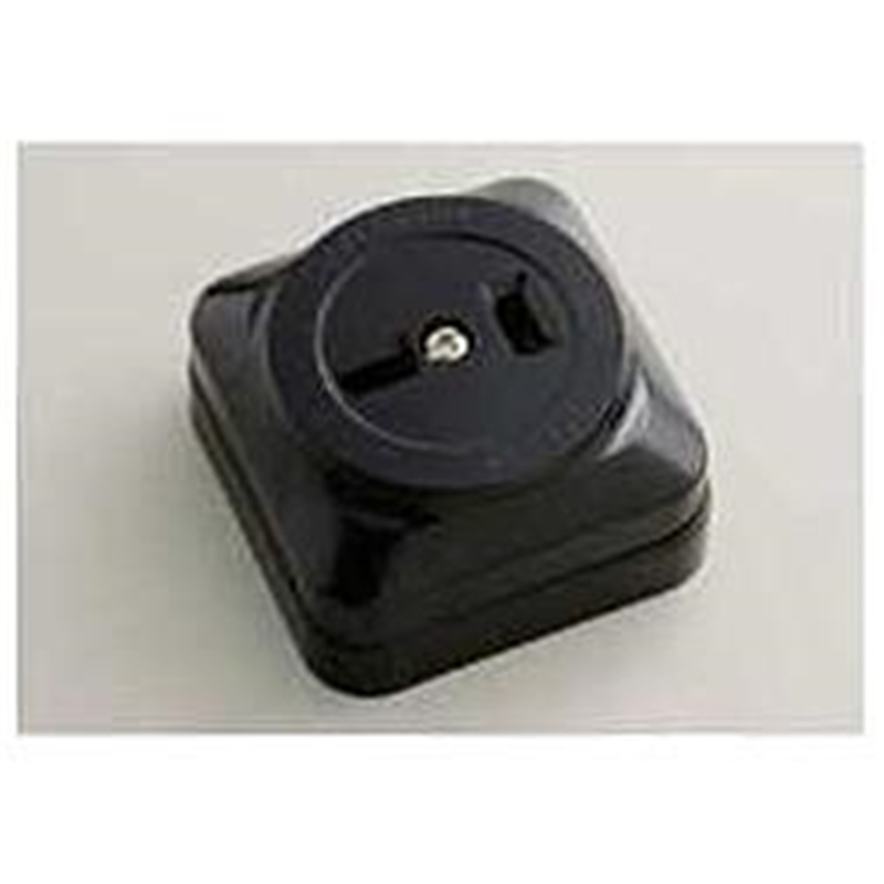 ELPA　エルパ 露出コンセント2P　AB-22BH AB22BH 1個（ご注文単位1個）【直送品】