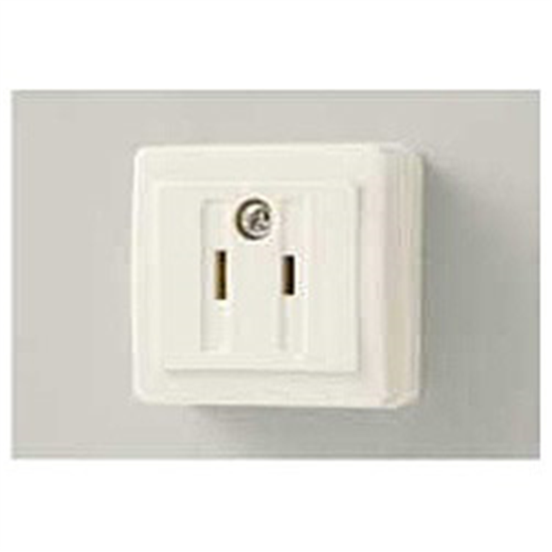 ELPA　エルパ 角型コンセント　A-50H A50H 1個（ご注文単位1個）【直送品】