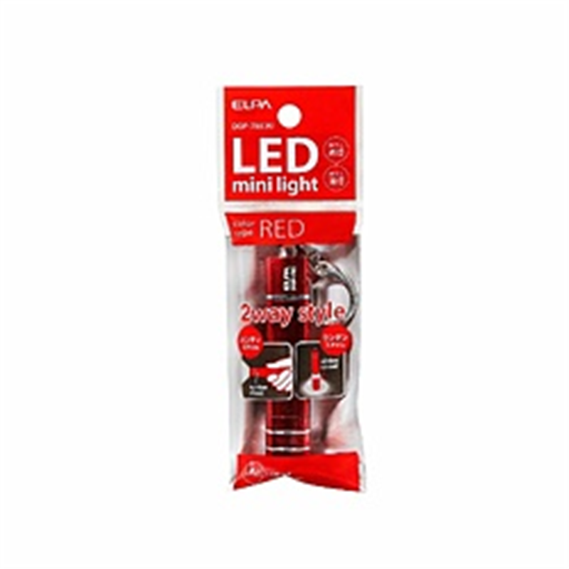 ELPA　エルパ キーライト レッド DOP-785(R) ［LED /ボタン電池］ DOP785R 1個（ご注文単位1個）【直送品】