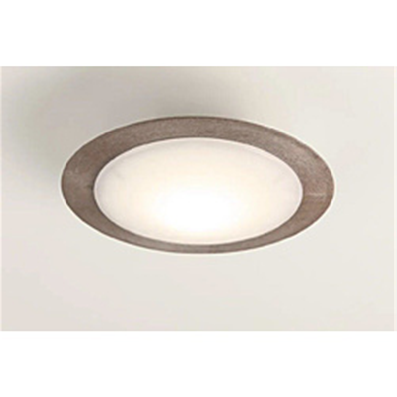 スワン電器　SWAN LEDシーリングライト Slimac CEシリーズ 本体：ホワイト /プラ枠：ブラウン CE-1005 ［電球色］ CE1005BR 1個（ご注文単位1個）【直送品】