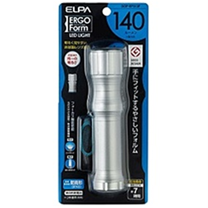 ELPA　エルパ 懐中電灯 ERGOForm DOP-EP313F ［LED /単4乾電池×3 /防水対応］ DOPEP313F 1個（ご注文単位1個）【直送品】