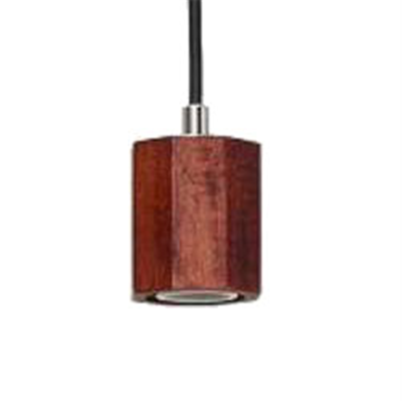ヤザワ ウッドヌードダクトペンダントライト オクタゴン ダークウッド Y07ICLX60X05DW Y07ICLX60X05DW 1個（ご注文単位1個）【直送品】