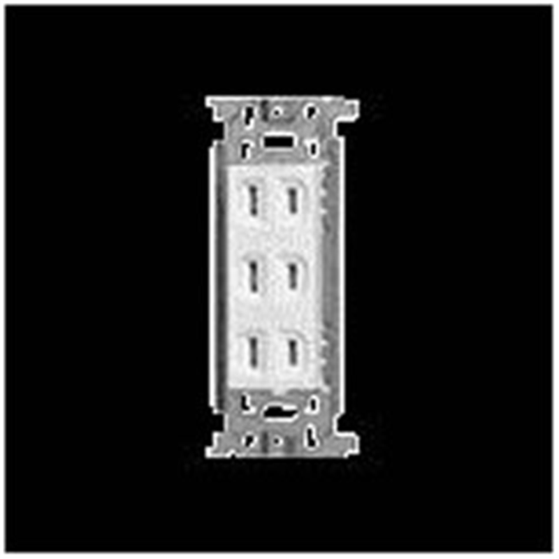 パナソニック 埋込トリプルコンセント（ホワイト）WN1503SW WN1503SW 1個（ご注文単位1個）【直送品】