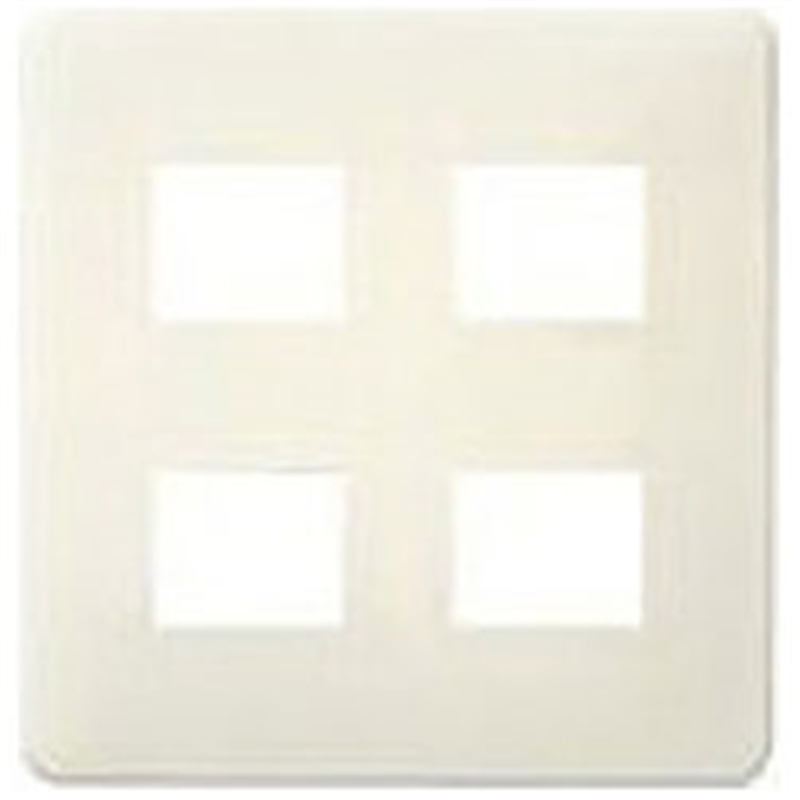 パナソニック モダンプレート 4コ用 WN6004W ミルキーホワイト WN6004W 1個(ご注文単位1個)【直送品】