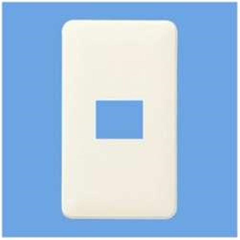 パナソニック モダンプレート 1コ用(10枚入) WN6001W010 ミルキーホワイト WN6001W010 1個(ご注文単位1個)【直送品】