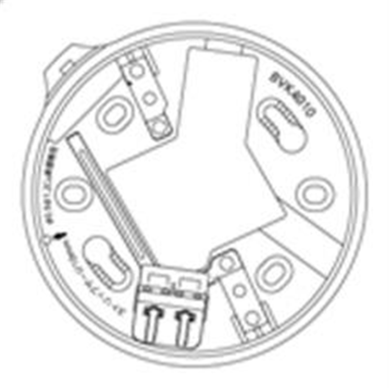 パナソニック 確認灯付速結式感知器ベース（コネクタなし） BVK4010 グレー BVK4010 1個（ご注文単位1個）【直送品】