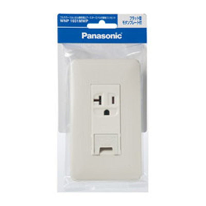 パナソニック フルカラー15A・20A兼用 埋込アースターミナル付接地コンセント WNP1931MWP ミルキーホワイト WNP1931MWP 1個（ご注文単位1個）【直送品】