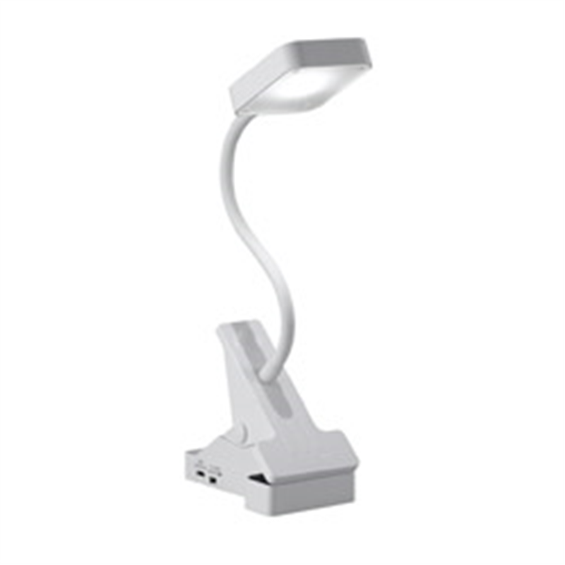 ヤザワ 乾電池式LEDクリップライト ノーマルタイプ ホワイト CLLD01WH ［LED /昼光色］ CLLD01WH 1個（ご注文単位1個）【直送品】