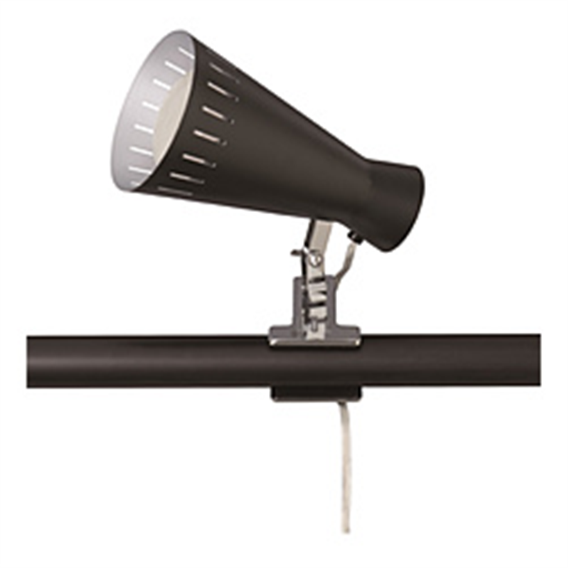 東京メタル工業 クリップライト ブラック(100W形白熱レフランプ付) ブラック PM-770PBZ ［電球 /電球色］ PM770PBZ 1個（ご注文単位1個）【直送品】