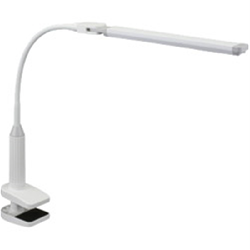 オーム電機　OHM　ELECTRIC クランプ式スタンドライト ホワイト LTC-LS36-W ［昼白色 /LED］ LTCLS36W 1個（ご注文単位1個）【直送品】