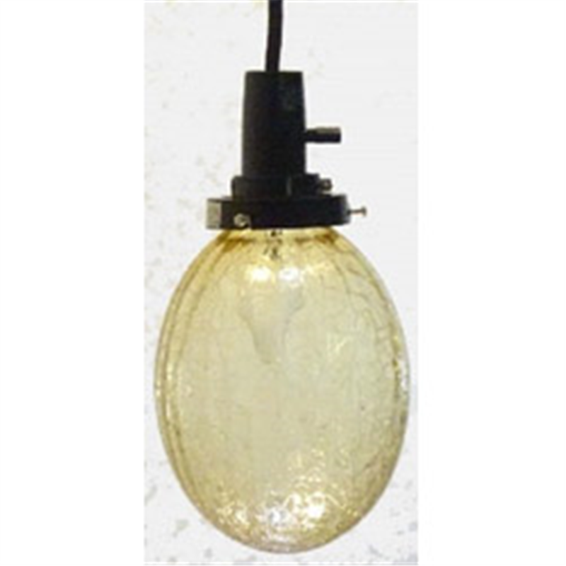 東京メタル工業 LEDペンダントライト オーバルアンバーひび OAH-1LE ［電球色 /リモコン無］ OAH1LE 1個（ご注文単位1個）【直送品】