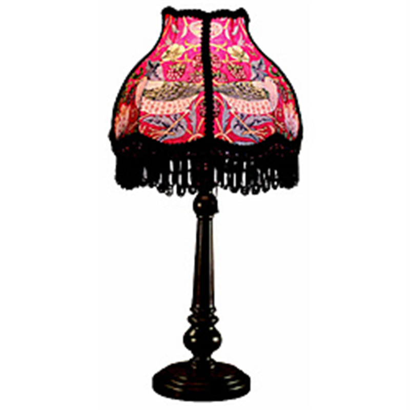 クラシカ インテリア テーブルランプ(いちご泥棒・あか) William Morris lamps ADS-002str-R ［電球 /電球色］ ADS002STRR 1個（ご注文単位1個）【直送品】