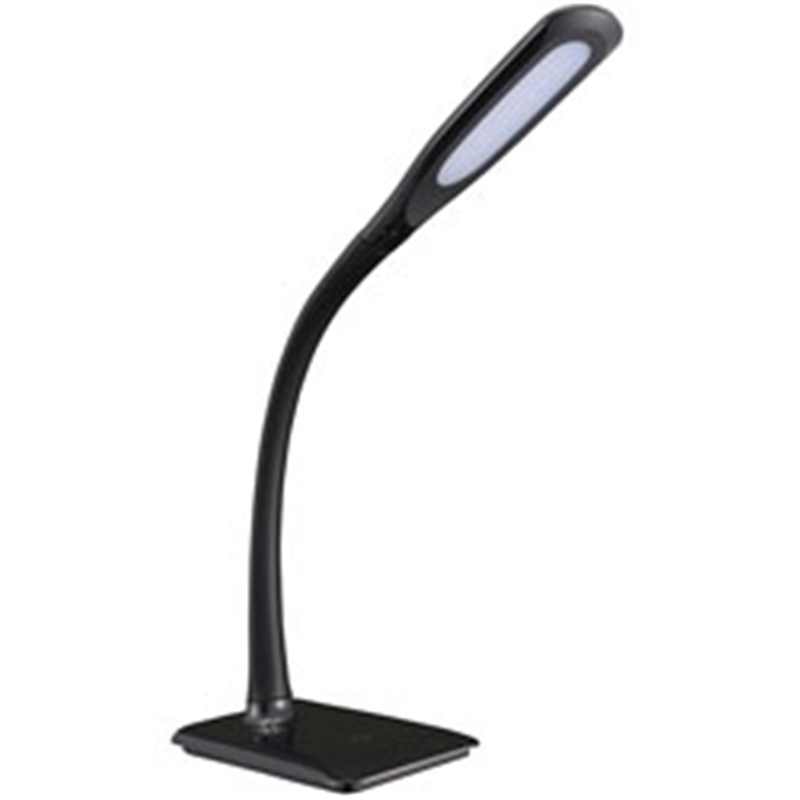 オーム電機　OHM　ELECTRIC LEDデスクライト 3段階調光 ブラック DS-LS16MUGH-K ［LED /昼白色］ DSLS16MUGHK 1個（ご注文単位1個）【直送品】