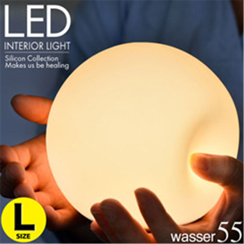 大河商事 マシュマロLEDライト ボールL wasser(ヴァッサ) ホワイト wasser55 ［LED /防滴型 /電球色］ WASSER55 1個（ご注文単位1個）【直送品】