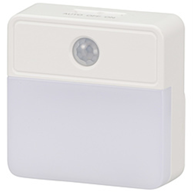 オーム電機　OHM　ELECTRIC 人感センサー付LEDナイトライト ホワイト NIT-BLA6JSQ-W NITBLA6JSQW 1個（ご注文単位1個）【直送品】