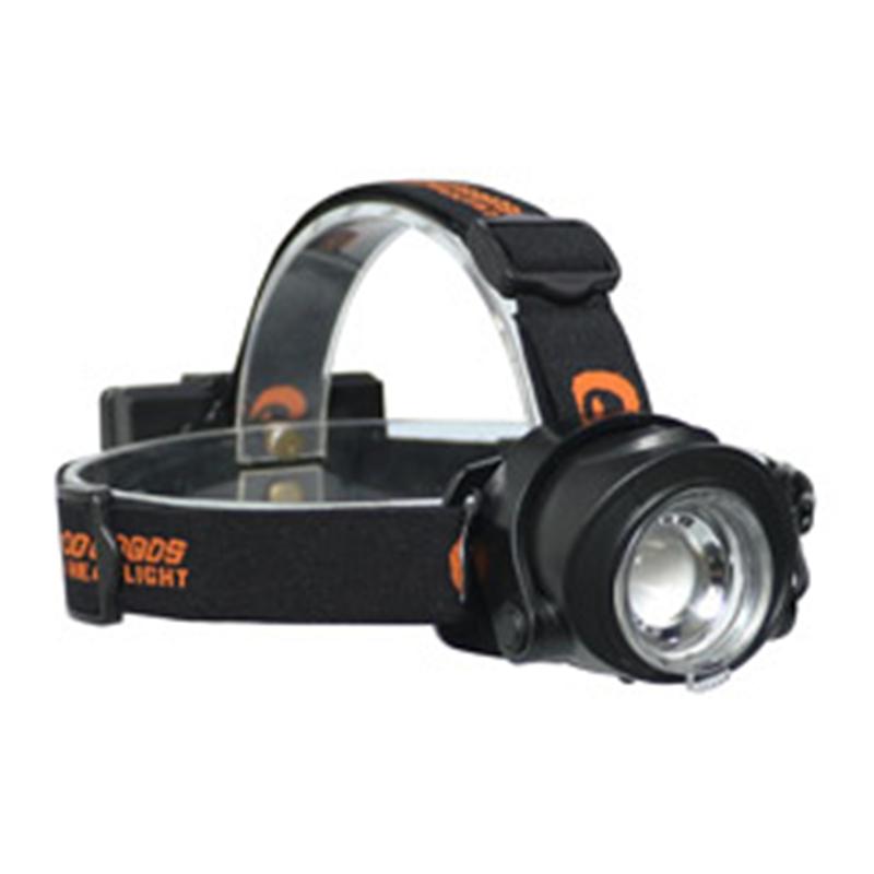 GOODGOODS ズーム機能付き 充電・乾電池ハイブリッド式LEDヘッドライト  HL-50TR ［LED /充電式 /防水対応］ HL50TR 1個（ご注文単位1個）【直送品】