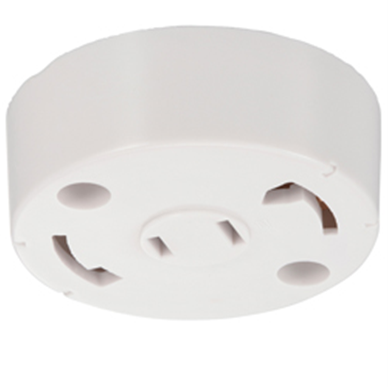 オーム電機　OHM　ELECTRIC 丸形引掛露出ローゼット コンセント付 照明用  HS-LH03E HSLH03E 1個（ご注文単位1個）【直送品】