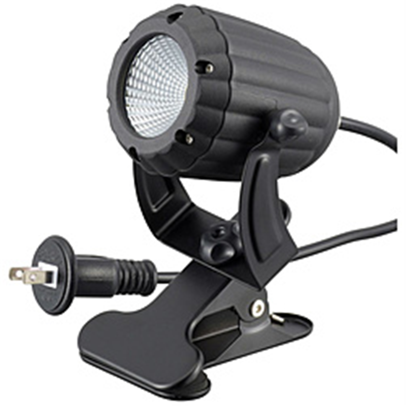 オーム電機 OHM ELECTRIC LEDクリップライト 屋外用 防じん防水型 ブラック LTC-COB-BB LTCCOBBB 1個(ご注文単位1個)【直送品】