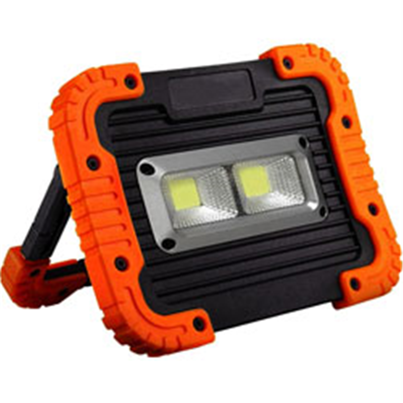 トレードワン COBワークライト タフ ブラック×オレンジ 30558 30558 1個(ご注文単位1個)【直送品】