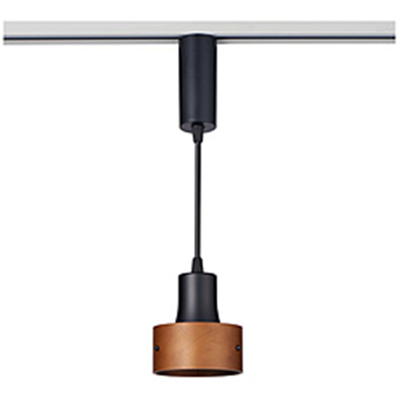 ELPA　エルパ ライティングバー用ペンダントライト（ウッドシェード） ブラック LRS-PW01D-BK ［昼光色 /LED］ LRSPW01DBK 1個（ご注文単位1個）【直送品】