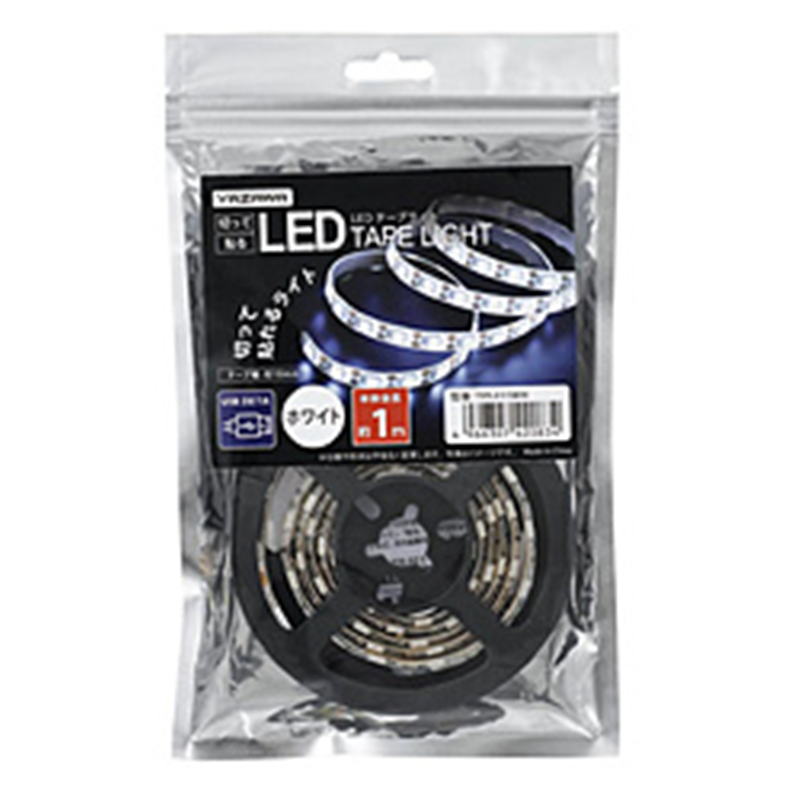 ヤザワ テープライト 白色 1m LED TPL011WH TPL011WH 1個(ご注文単位1個)【直送品】