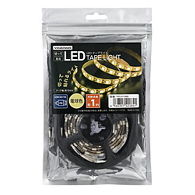 ヤザワ テープライト 電球色 1m LED TPL011WA TPL011WA 1個(ご注文単位1個)【直送品】