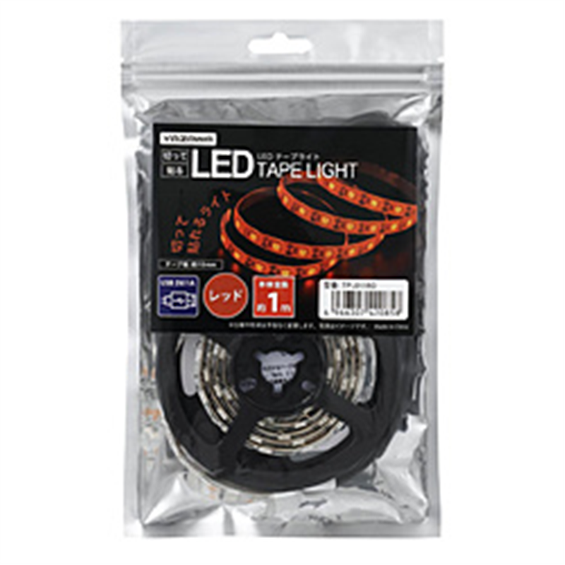 ヤザワ テープライト レッド 1m LED TPL011RD TPL011RD 1個(ご注文単位1個)【直送品】