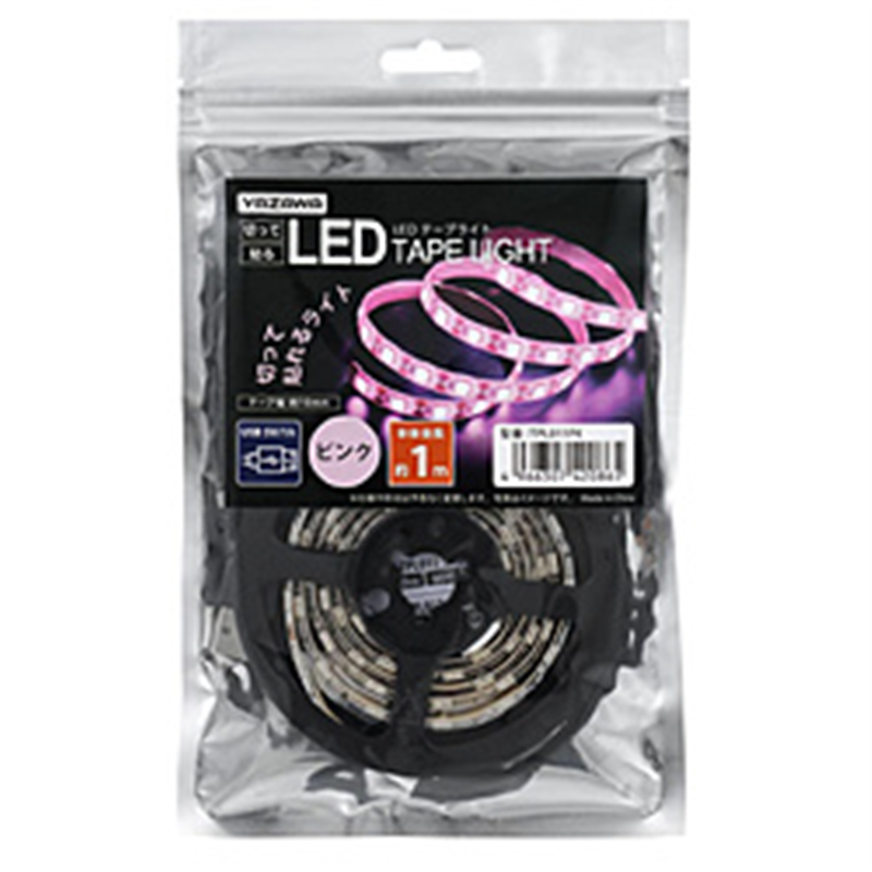 ヤザワ テープライト ピンク 1m LED TPL011PK TPL011PK 1個(ご注文単位1個)【直送品】