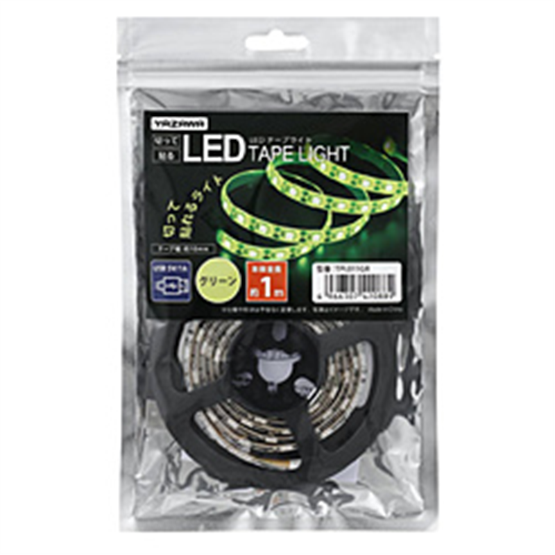 ヤザワ テープライト グリーン 1m LED TPL011GR TPL011GR 1個(ご注文単位1個)【直送品】