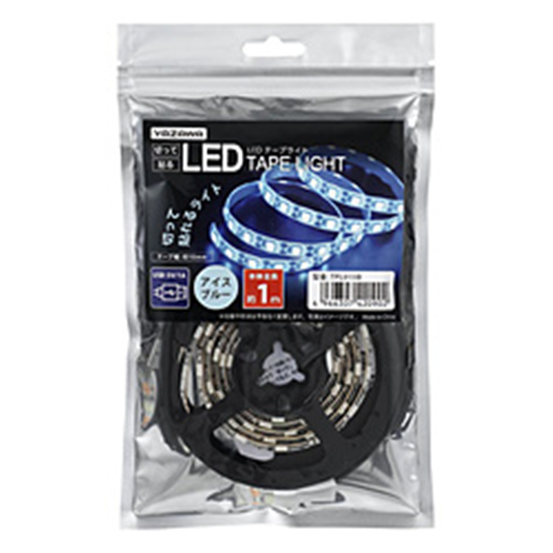 ヤザワ テープライト アイスブルー 1m LED TPL011IB TPL011IB 1個(ご注文単位1個)【直送品】