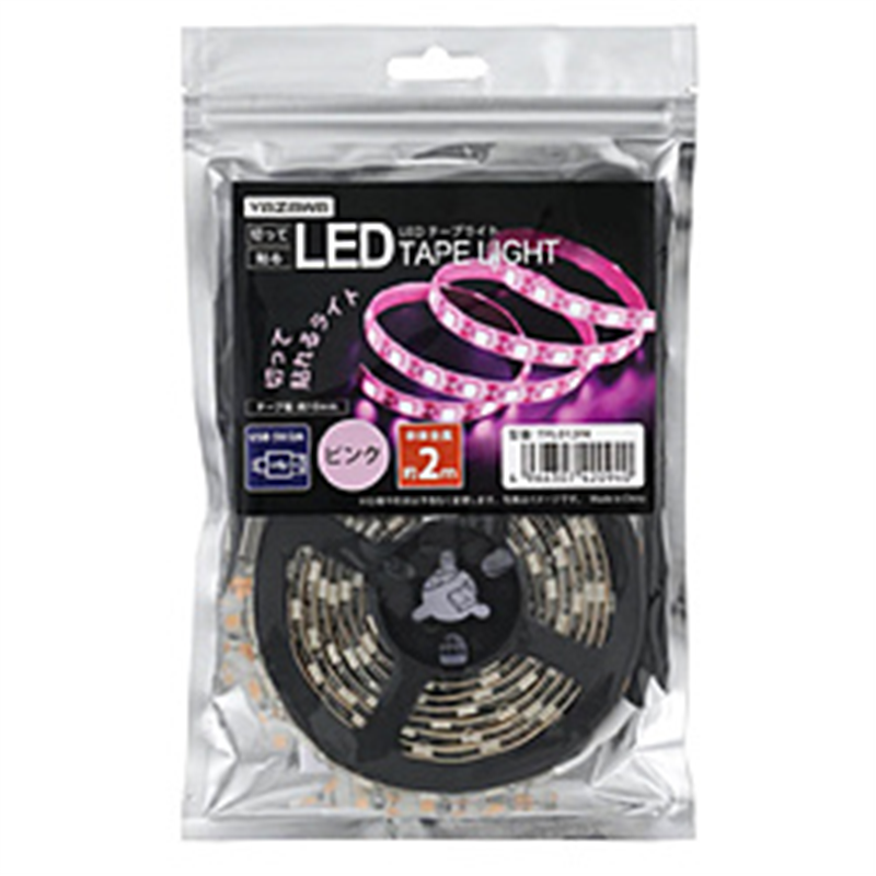 ヤザワ テープライト　ピンク　2m　LED　TPL012PK TPL012PK 1個（ご注文単位1個）【直送品】