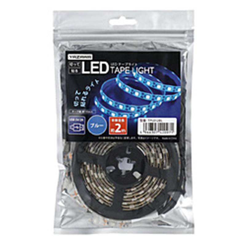 ヤザワ テープライト　ブルー　2m　LED　TPL012BL TPL012BL 1個（ご注文単位1個）【直送品】