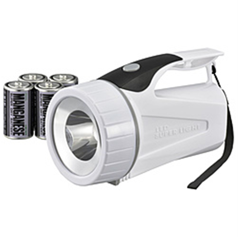 オーム電機　OHM　ELECTRIC LED強力ライト  LPP-10B5 ［LED /単1乾電池×4 /防水非対応］ LPP10B5 1個（ご注文単位1個）【直送品】