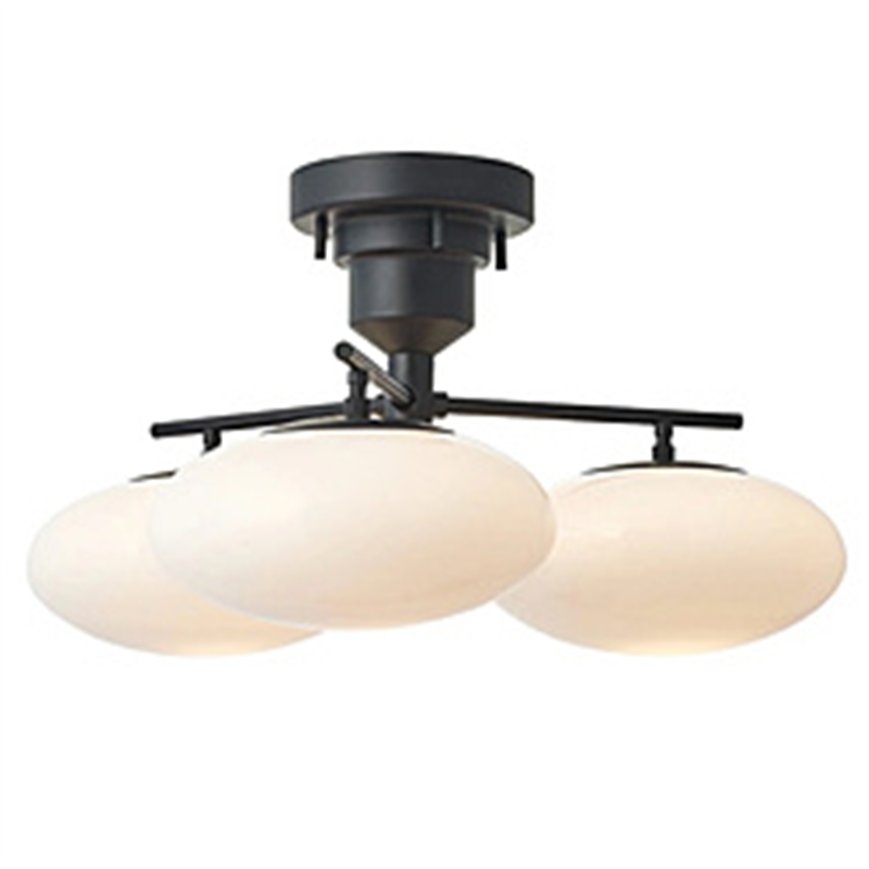 インターフォルム　INTERFORM シーリングライト Fatima(ファティマ) 電球別売品(口金E17×3灯使用可能)  LT-3905 ［6畳 /電気工事不要］ LT3905 1個（ご注文単位1個）【直送品】