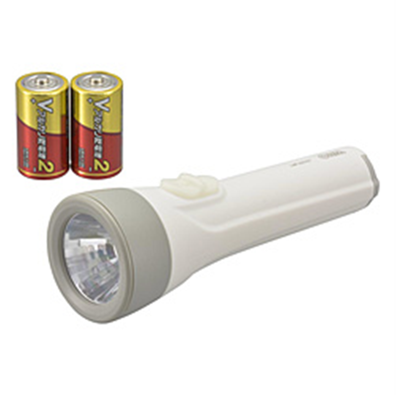 オーム電機　OHM　ELECTRIC LED懐中ﾗｲﾄ単2形乾電池×2本付き 110ﾙｰﾒﾝ  LHP-2211C7 ［LED /単2乾電池×2］ LHP2211C7 1個（ご注文単位1個）【直送品】