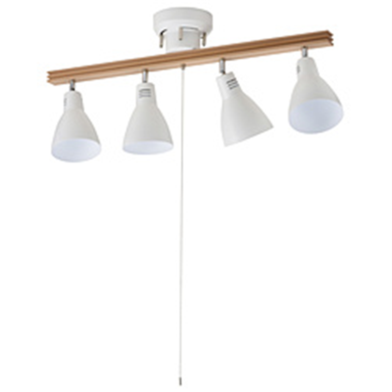 オーム電機 OHM ELECTRIC 4灯シーリングライトLED電球付ホワイト LT-YY40AW-W LTYY40AWW 1個(ご注文単位1個)【直送品】