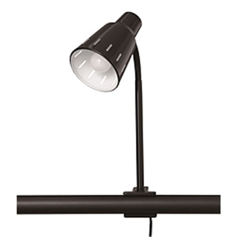 東京メタル工業 クリップライト ブラック 60W相当LED電球(電球色)付  YH10BC ［LED /電球色］ YH10BC 1個（ご注文単位1個）【直送品】