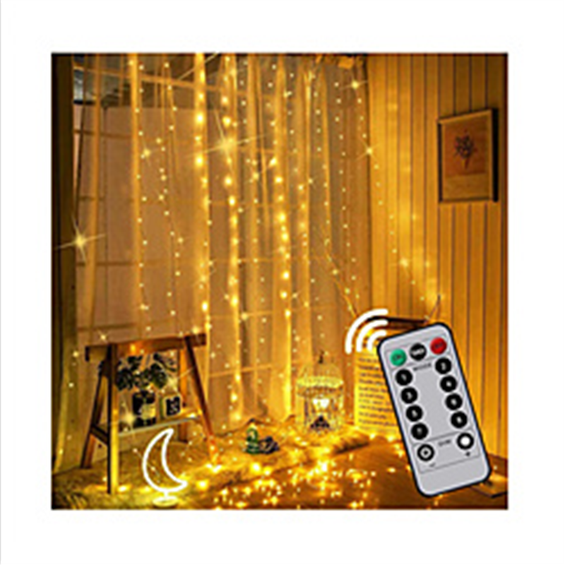 ROYALMONSTER RM LEDイルミネーションカーテンライト・ゴールド(3m) GD RM-8223LEDGD3m RM8223LED･GD3m 1個（ご注文単位1個）【直送品】