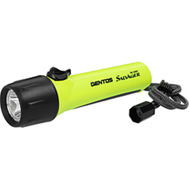 ジェントス　GENTOS LEDフラッシュライト　サルベージャー  SR-320DT ［LED /単3乾電池×4 /防水対応］ SR320DT 1個（ご注文単位1個）【直送品】