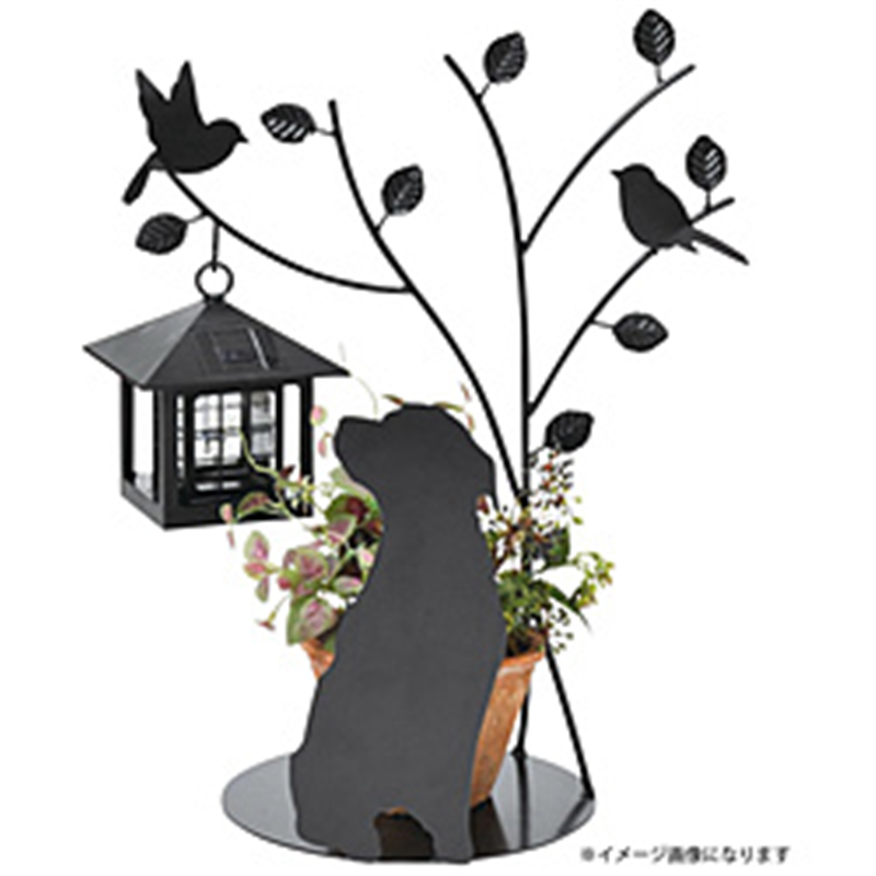 セトクラフト SETOCRAFT セト SI-1953 シルエットソーラー(Tree&Dog) SI-1953 1個(ご注文単位1個)【直送品】