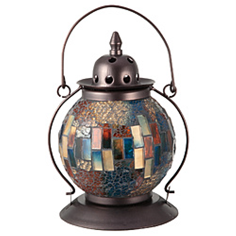 イシグロ　ISHIGURO モザイクランプ ランタン型 クリムト ブルー  21354 ［電球］ 21354 1個（ご注文単位1個）【直送品】