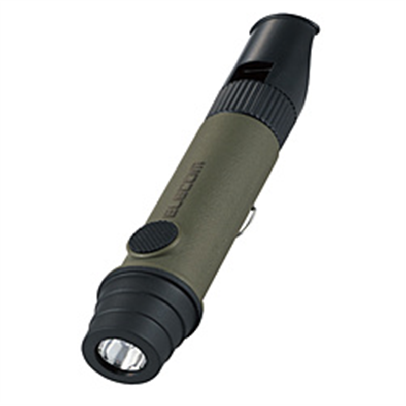 エレコム ELECOM 懐中電灯 LEDライト ランタン オリーブ DE-KD03OV ［防水対応］ DEKD03OV 1個（ご注文単位1個）【直送品】