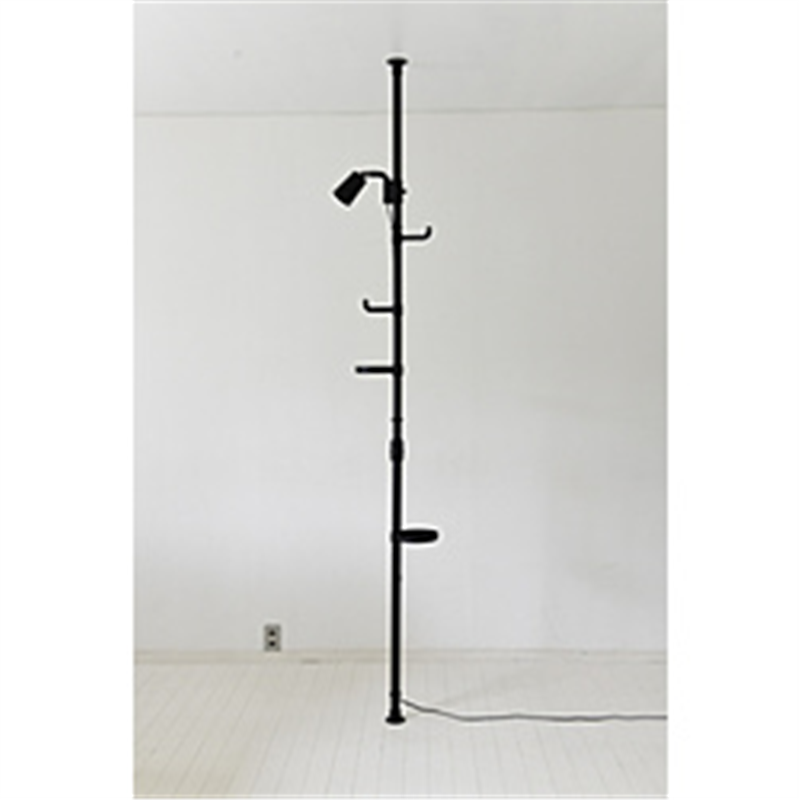 ヤマゼン YAMAZEN 突っ張りインテリアライト 突っ張り棒 スポットライトタイプ 屋内専用 YAMAZEN WIL-SPOT-MBK WILSPOT 1個(ご注文単位1個)【直送品】