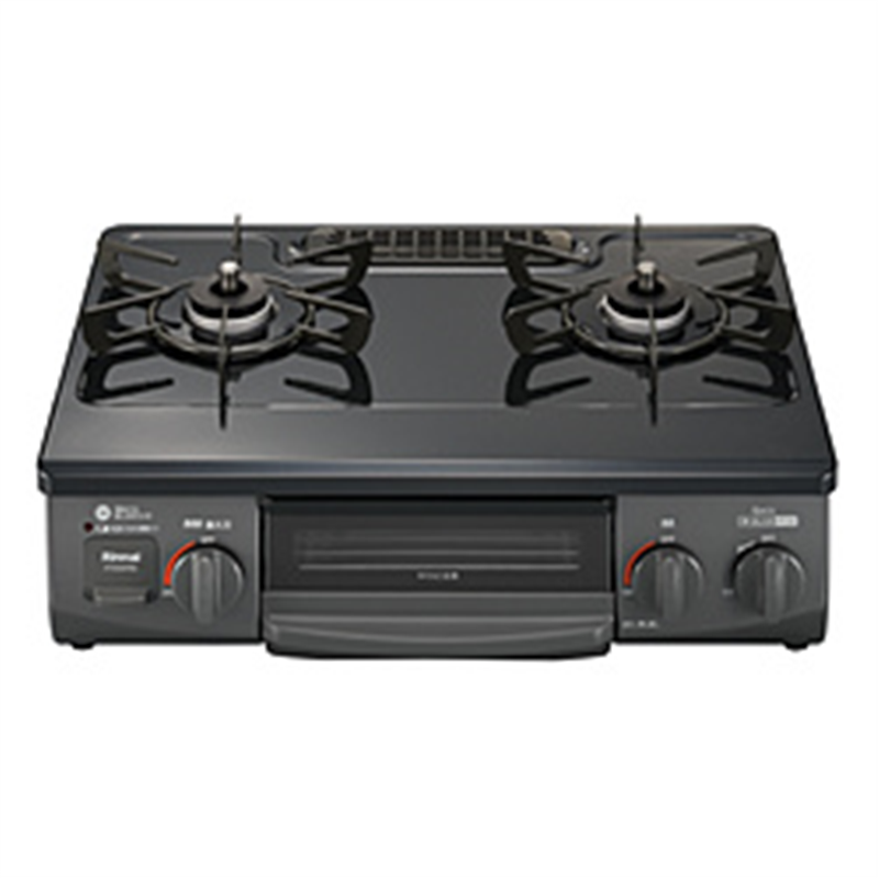 リンナイ　Rinnai コンパクト56cmシリーズ リンナイ  RTE565PBKL ［約56cm(コンパクトタイプ) /都市ガス12・13A /左強火］ 1個（ご注文単位1個）【直送品】