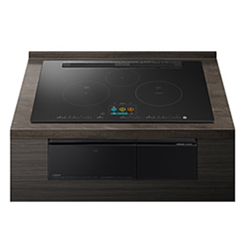 日立　HITACHI ビルトインIHクッキングヒーター  プレミアムブラック HT-N2500KTWF ［3口IH /200V］ 1個（ご注文単位1個）【直送品】