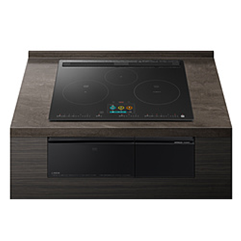 日立　HITACHI ビルトインIHクッキングヒーター  プレミアムブラック HT-N2500KTF ［3口IH /200V］ 1個（ご注文単位1個）【直送品】